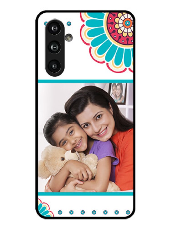 Custom Galaxy F54 5G Custom Metal Phone Case - Flower Design