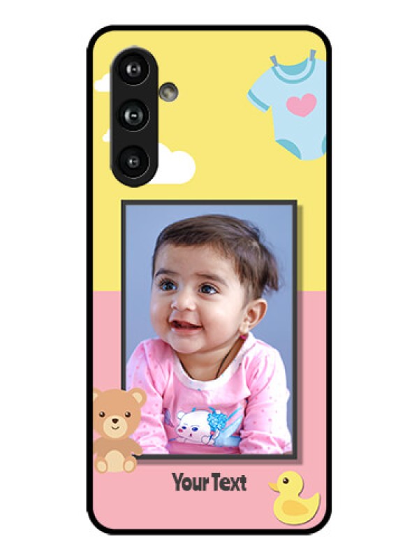 Custom Galaxy F54 5G Custom Metal Phone Case - Kids 2 Color Design