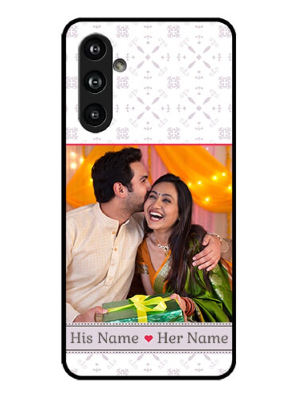 Custom Galaxy F54 5G Custom Metal Phone Case - With Photo And Ethnic Design