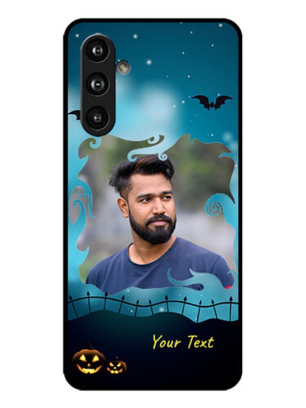 Custom Galaxy F54 5G Custom Metal Phone Case - Halloween Frame Design