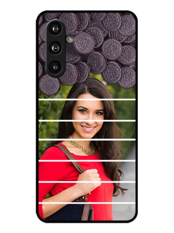 Custom Galaxy F54 5G Custom Metal Phone Case - With Oreo Biscuit Design