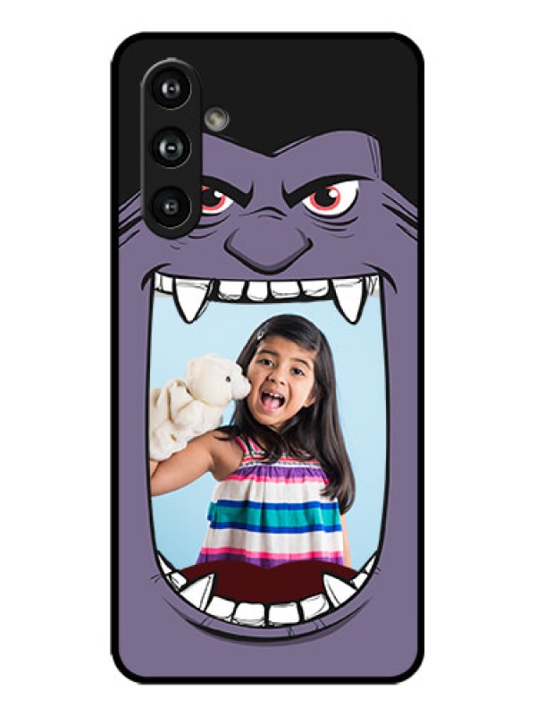 Custom Galaxy F54 5G Custom Metal Phone Case - Angry Monster Design