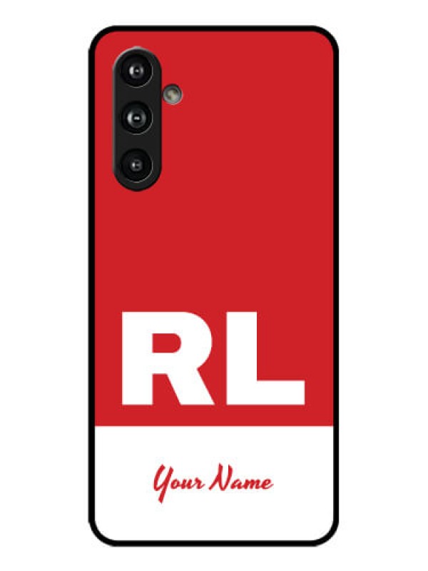 Custom Galaxy F54 5G Custom Metal Phone Case - Dual Tone Custom Text Design