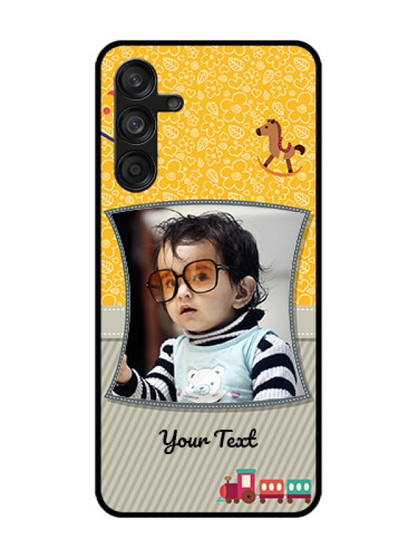 Custom Samsung Galaxy F55 5G Custom Metal Phone Case - Baby Picture Upload Design