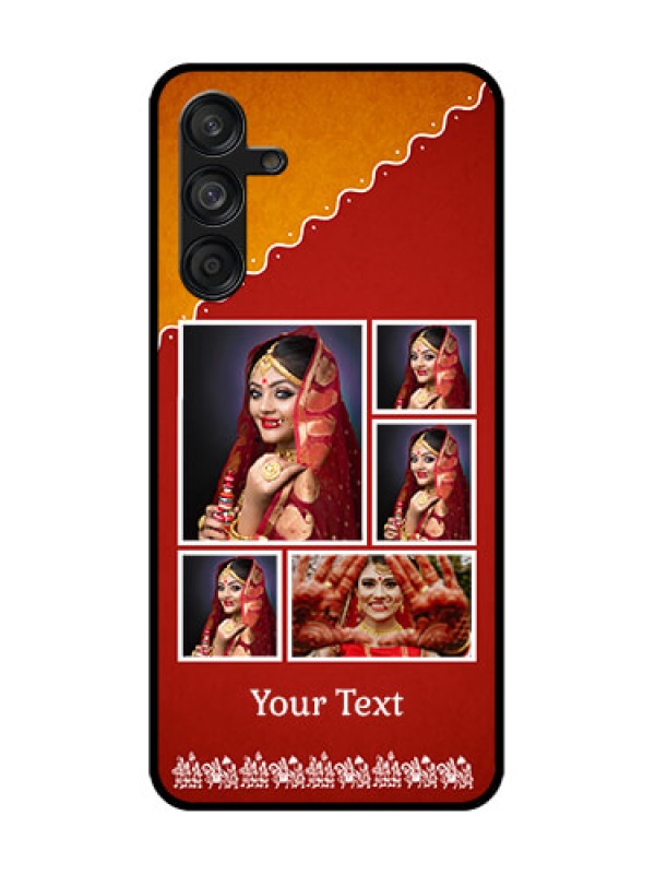 Custom Samsung Galaxy F55 5G Custom Metal Phone Case - Wedding Pic Upload Design