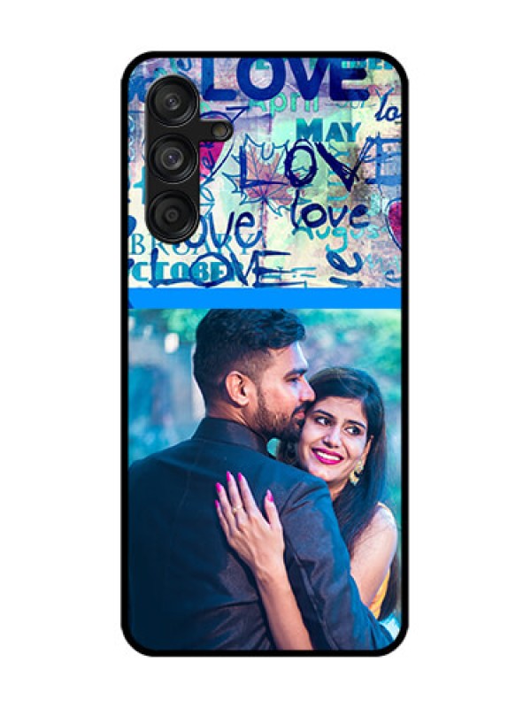 Custom Samsung Galaxy F55 5G Custom Metal Phone Case - Colorful Love Design