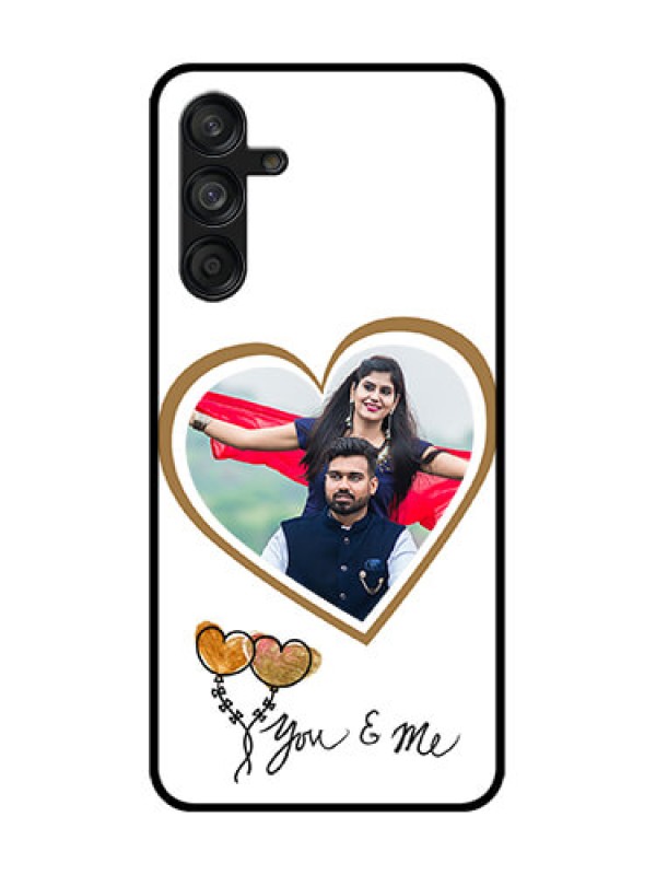 Custom Samsung Galaxy F55 5G Custom Metal Phone Case - You and Me Design
