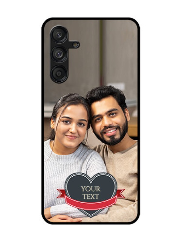 Custom Samsung Galaxy F55 5G Custom Metal Phone Case - Just Married Couple Design