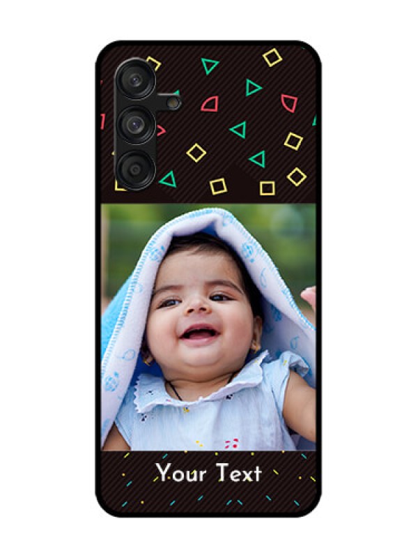 Custom Samsung Galaxy F55 5G Custom Metal Phone Case - With Confetti Birthday Design