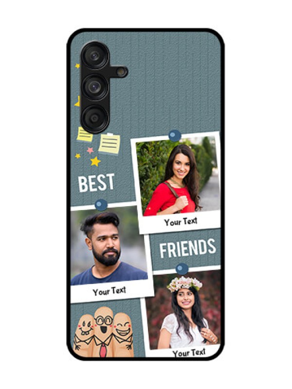 Custom Samsung Galaxy F55 5G Custom Metal Phone Case - Sticky Frames And Friendship Design