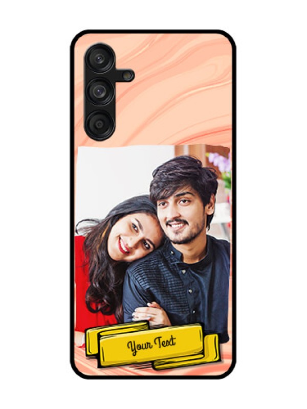 Custom Samsung Galaxy F55 5G Custom Metal Phone Case - Marble Texture Design