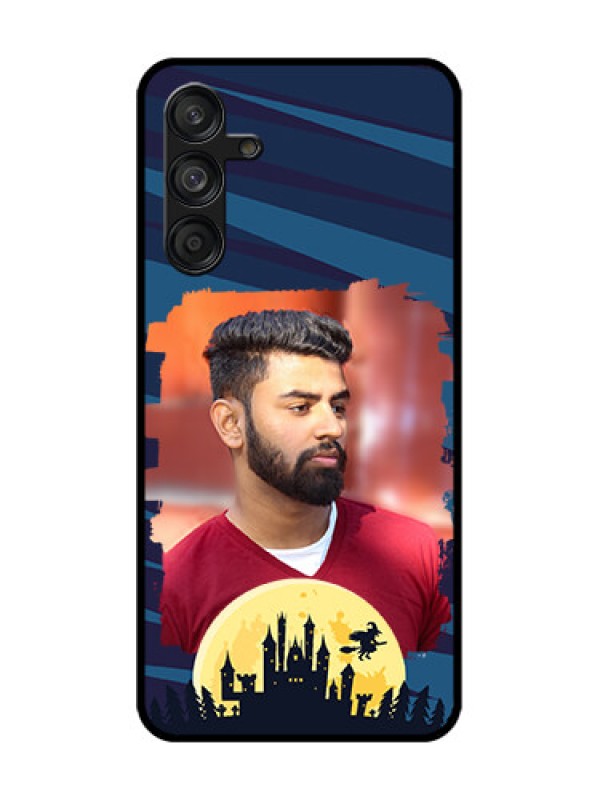 Custom Samsung Galaxy F55 5G Custom Metal Phone Case - Halloween Witch Design