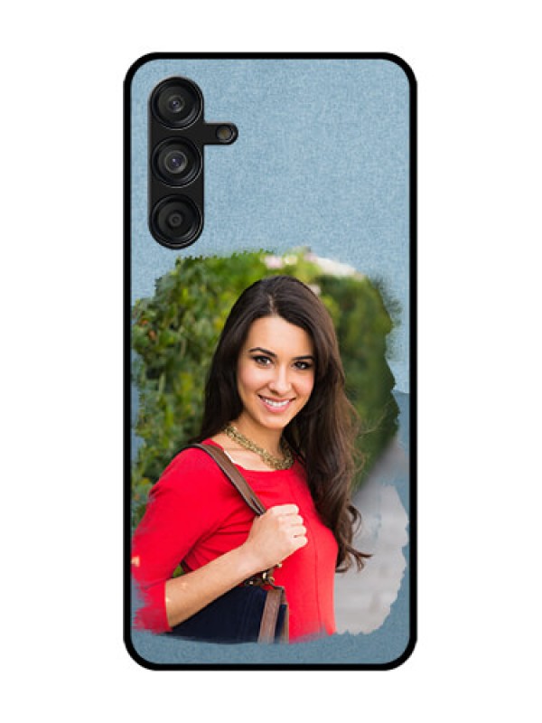 Custom Samsung Galaxy F55 5G Custom Metal Phone Case - Grunge Line Art Design