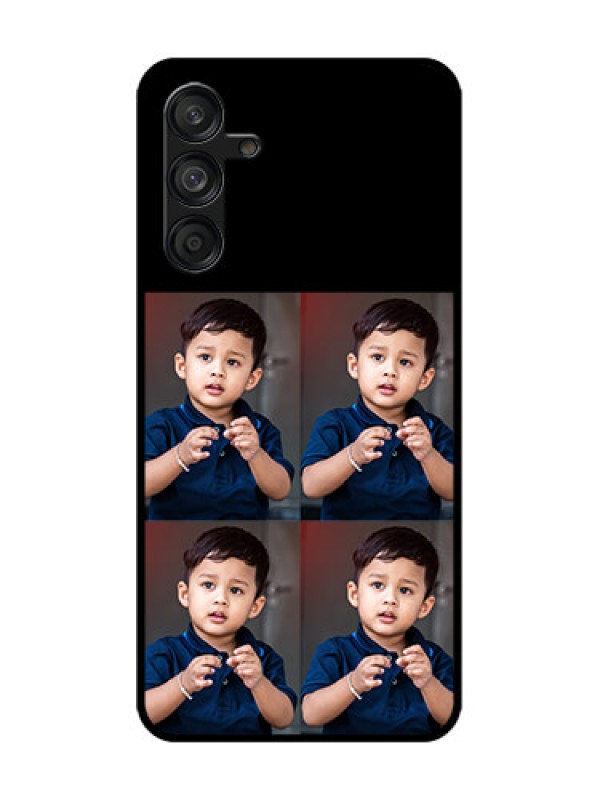 Custom Samsung Galaxy F55 5G Custom Metal Phone Case - 4 Image Holder Design