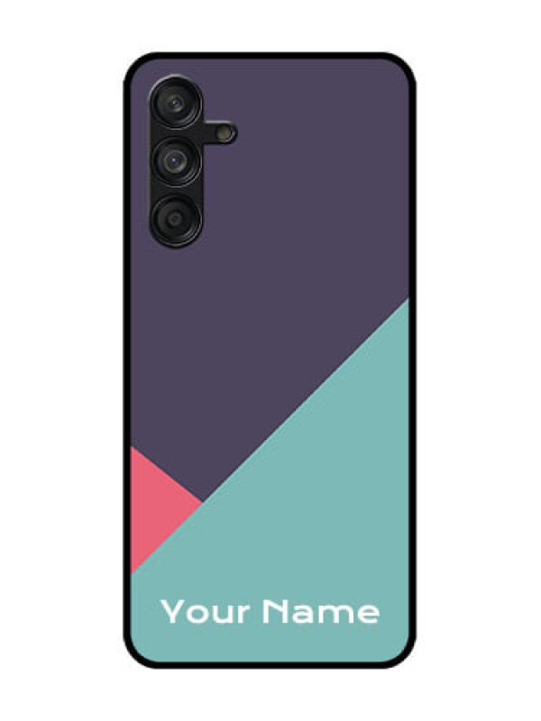 Custom Samsung Galaxy F55 5G Custom Metal Phone Case - Tri Color Abstract Design