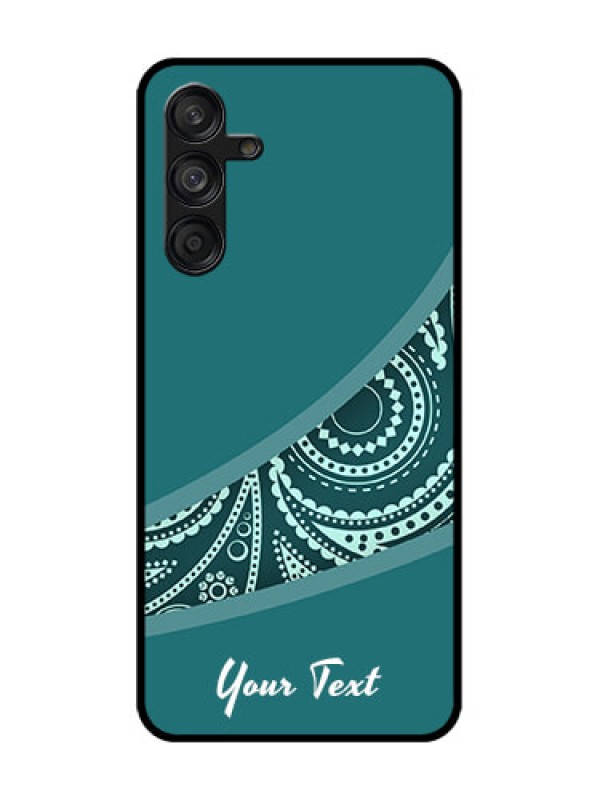 Custom Samsung Galaxy F55 5G Custom Metal Phone Case - Semi Visible Floral Design