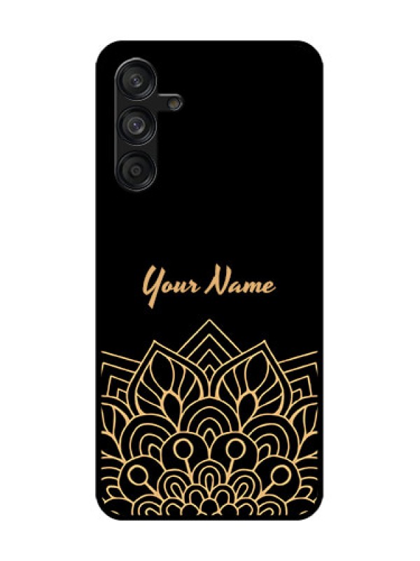 Custom Samsung Galaxy F55 5G Custom Metal Phone Case - Golden Mandala Design