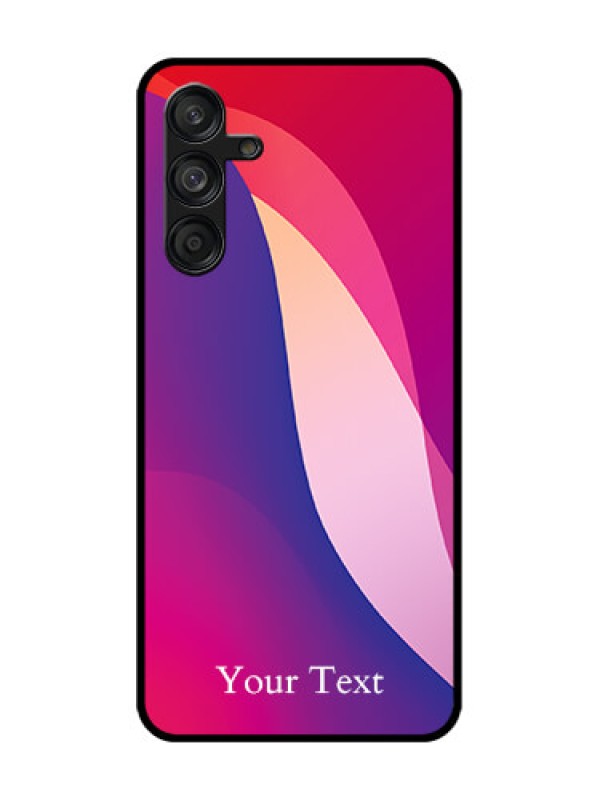 Custom Samsung Galaxy F55 5G Custom Metal Phone Case - Digital Abstract Overlap Design