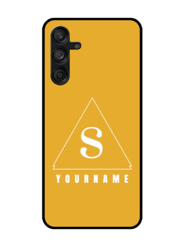 Custom Samsung Galaxy F55 5G Custom Metal Phone Case - Simple Triangle Design