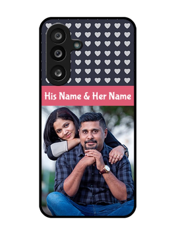 Custom Samsung Galaxy F56 5G Custom Metal Phone Case - Love Symbols Design
