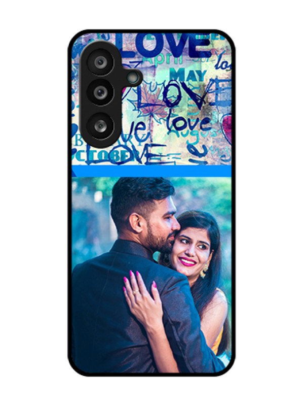 Custom Samsung Galaxy F56 5G Custom Metal Phone Case - Colorful Love Design
