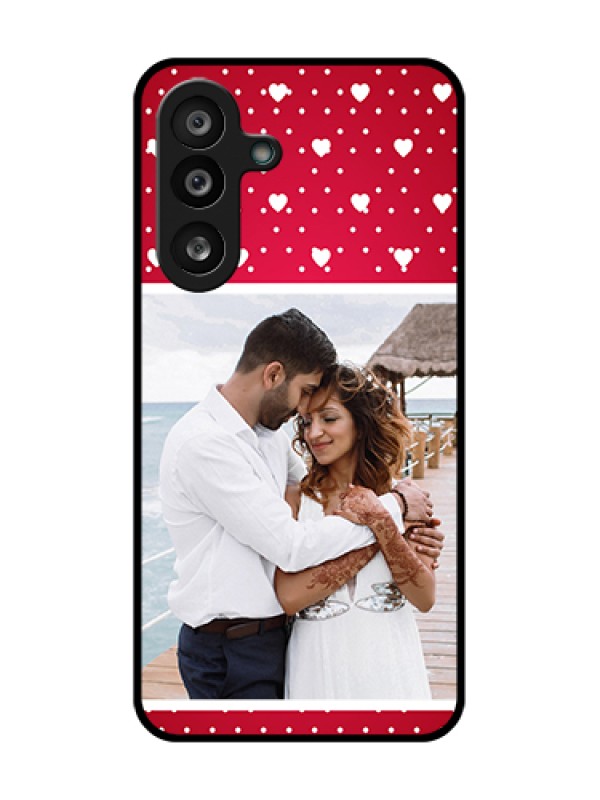 Custom Samsung Galaxy F56 5G Custom Metal Phone Case - Hearts Mobile Case Design