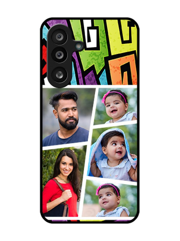 Custom Samsung Galaxy F56 5G Custom Metal Phone Case - Graffiti Pattern Design