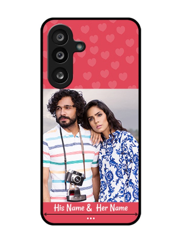 Custom Samsung Galaxy F56 5G Custom Metal Phone Case - Simple Love Design