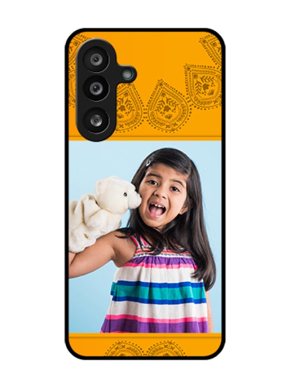 Custom Samsung Galaxy F56 5G Custom Metal Phone Case - Photo Wedding Design