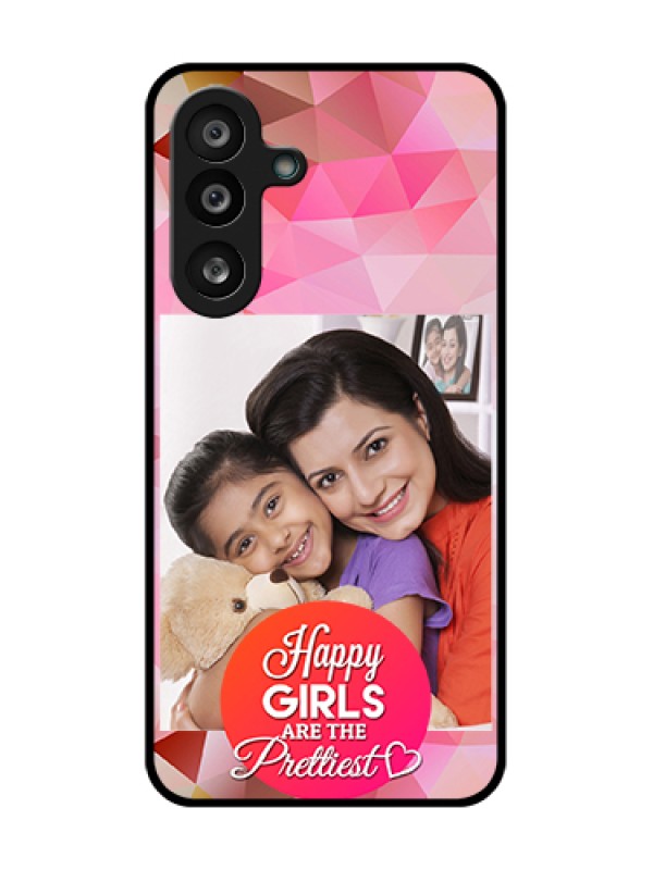 Custom Samsung Galaxy F56 5G Custom Metal Phone Case - Abstract Triangle Design