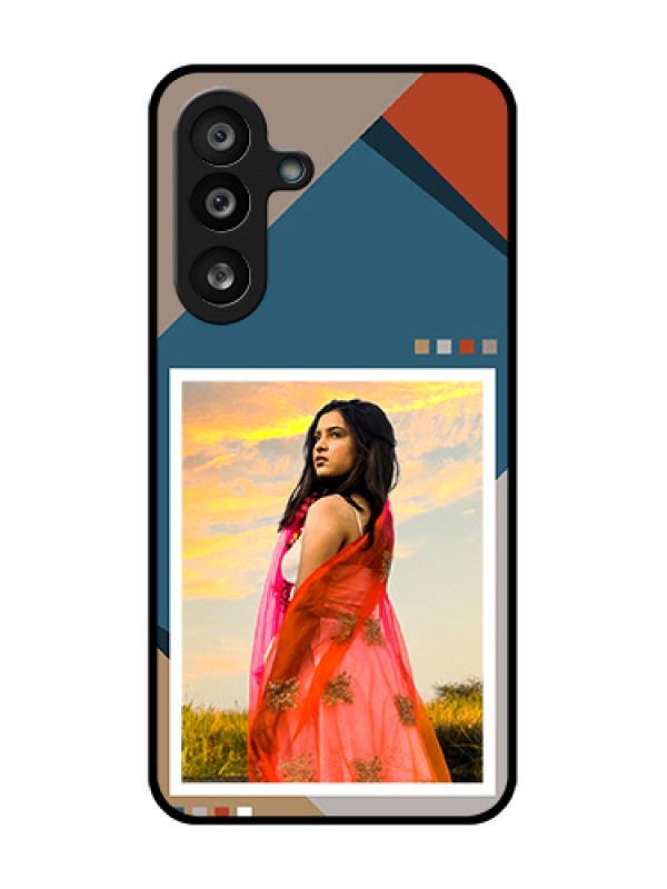 Custom Samsung Galaxy F56 5G Custom Metal Phone Case - Retro Color Pallet Design