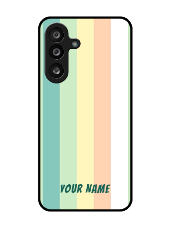 Custom Samsung Galaxy F56 5G Custom Metal Phone Case - Multi - Colour Stripes Design