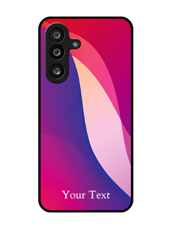 Custom Samsung Galaxy F56 5G Custom Metal Phone Case - Digital Abstract Overlap Design