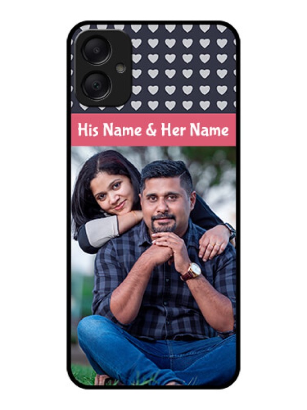 Custom Galaxy M05 Custom Metal Phone Case - Love Symbols Design