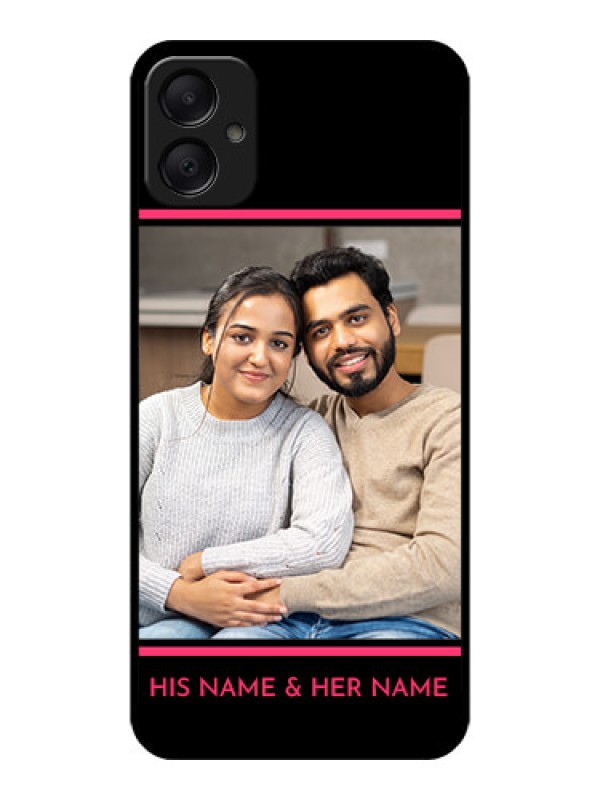 Custom Galaxy M05 Custom Metal Phone Case - With Add Text Design