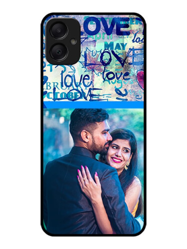 Custom Galaxy M05 Custom Metal Phone Case - Colorful Love Design