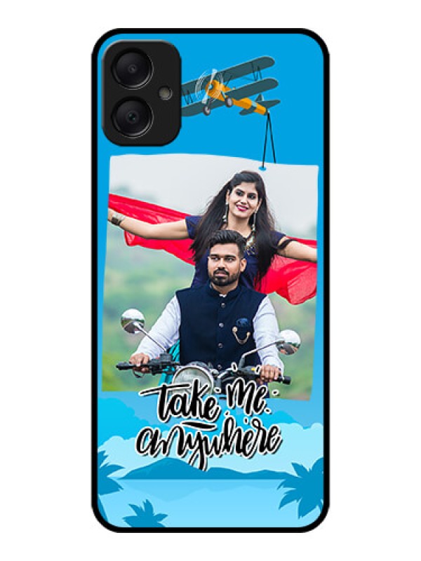Custom Galaxy M05 Custom Metal Phone Case - Traveller Design