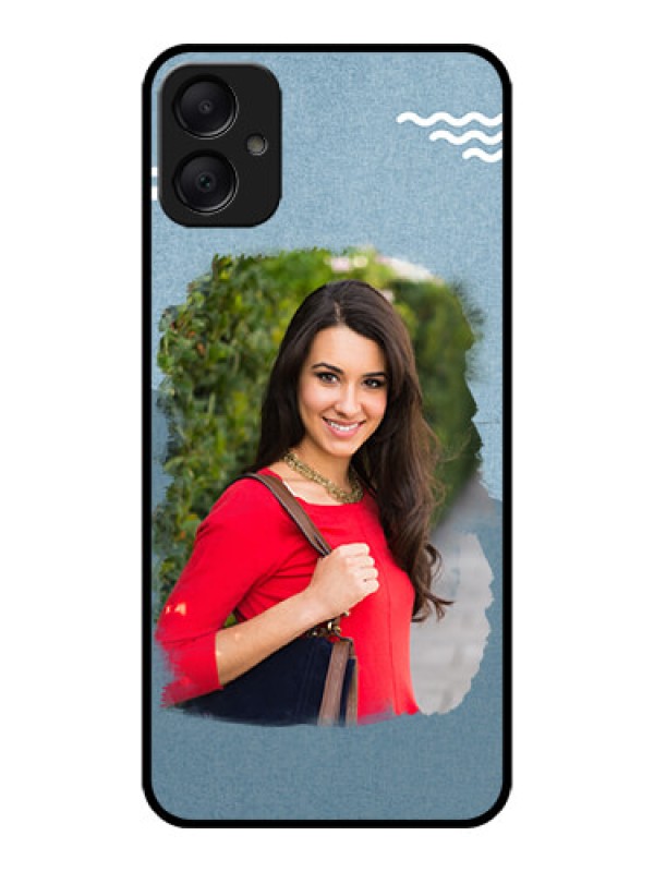 Custom Galaxy M05 Custom Metal Phone Case - Grunge Line Art Design