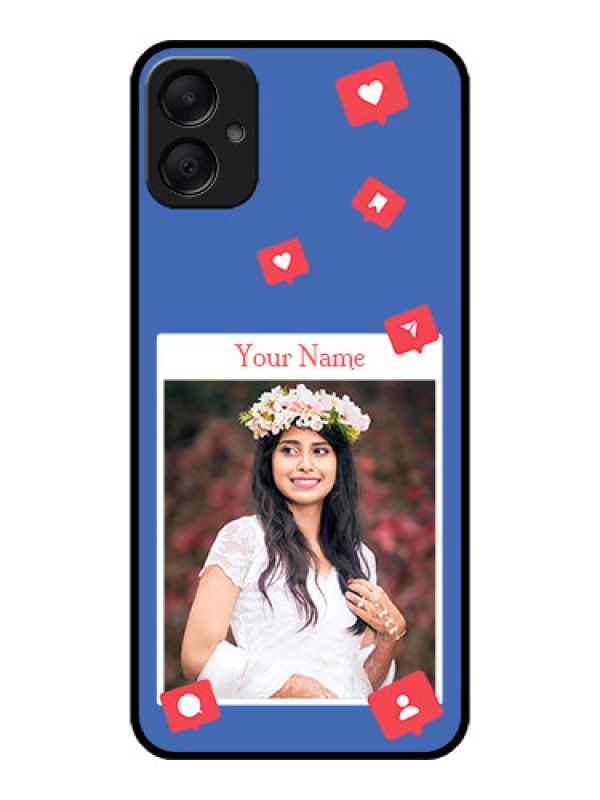 Custom Galaxy M05 Custom Metal Phone Case - Like Share And Comment Design