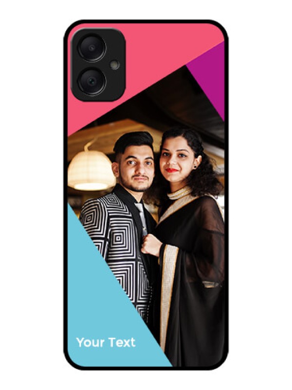 Custom Galaxy M05 Custom Metal Phone Case - Stacked Triple Colour Design
