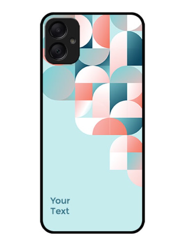 Custom Galaxy M05 Custom Metal Phone Case - Stylish Semi - Circle Pattern Design