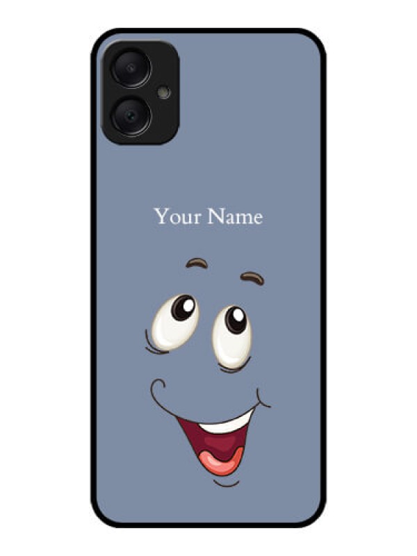 Custom Galaxy M05 Custom Metal Phone Case - Laughing Cartoon Face Design