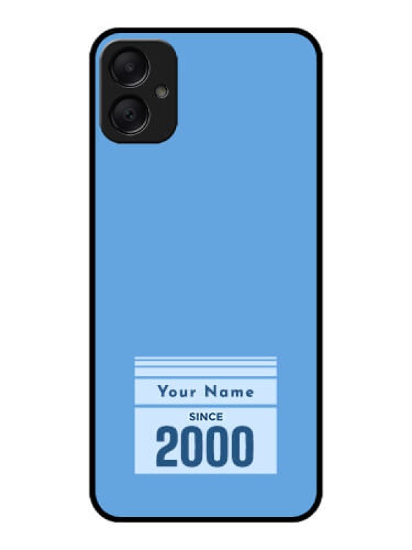 Custom Galaxy M05 Custom Metal Phone Case - Custom Year Of Birth Design