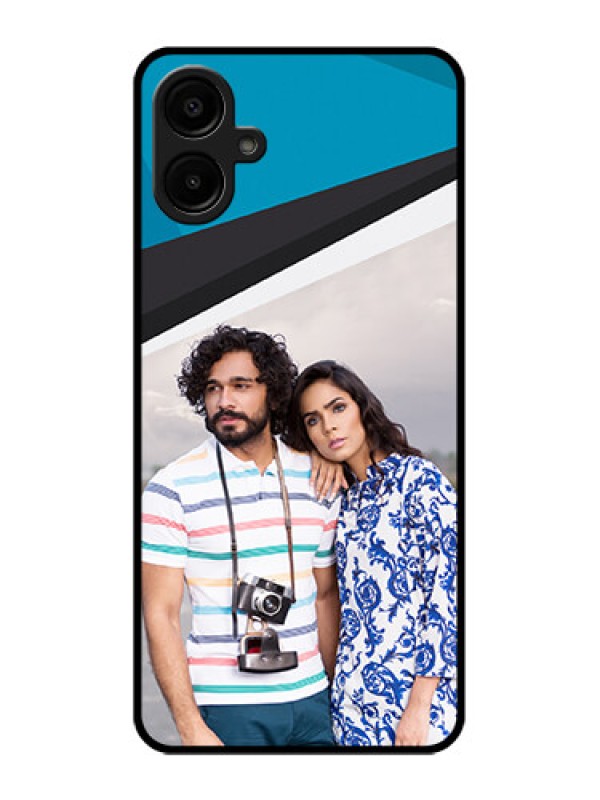 Custom Samsung Galaxy M06 Custom Metal Phone Case - Simple Pattern Photo Upload Design