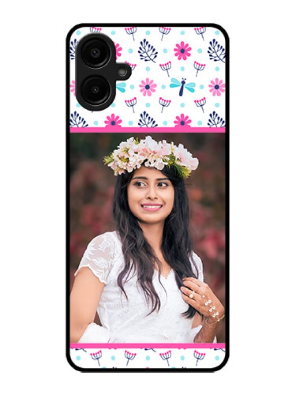 Custom Samsung Galaxy M06 Custom Metal Phone Case - Colorful Flower Design