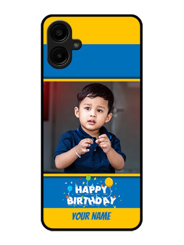 Custom Samsung Galaxy M06 Custom Metal Phone Case - Birthday Wishes Design