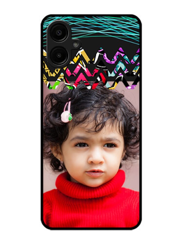 Custom Samsung Galaxy M06 Custom Metal Phone Case - Neon Abstract Design