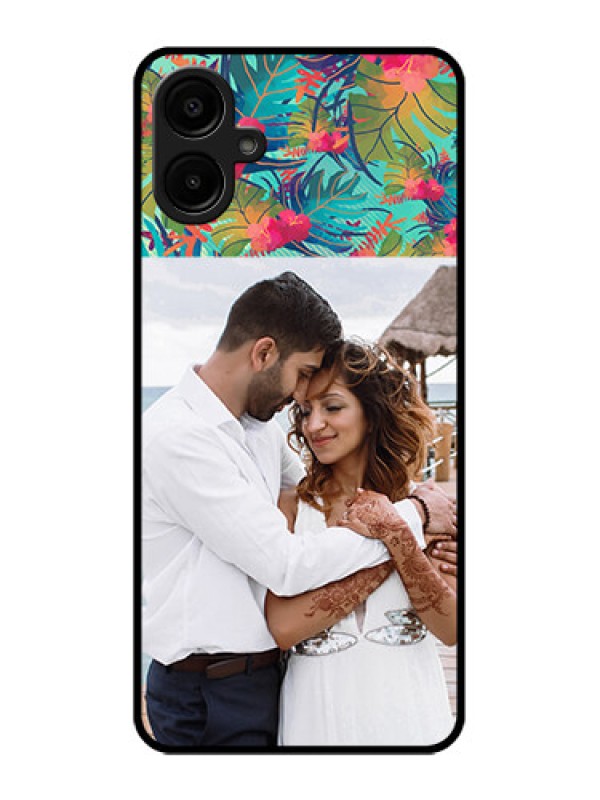 Custom Samsung Galaxy M06 Custom Metal Phone Case - Watercolor Floral Design