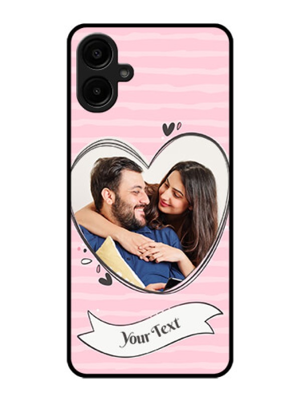 Custom Samsung Galaxy M06 Custom Metal Phone Case - Vintage Heart Design