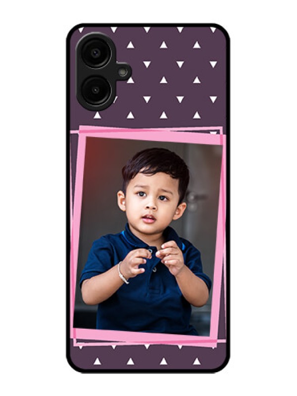 Custom Samsung Galaxy M06 Custom Metal Phone Case - Triangle Pattern Dotted Design